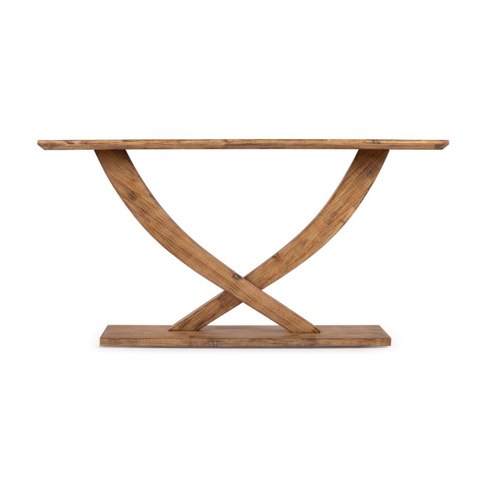 Boraam - Rasmus Console Table - Barnwood Wire-Brush - 77349 view 4