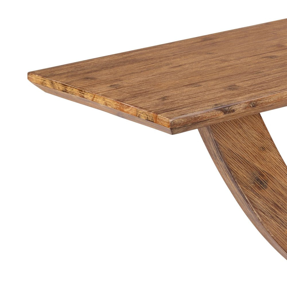 Boraam - Rasmus Console Table - Barnwood Wire-Brush - 77349 view 5