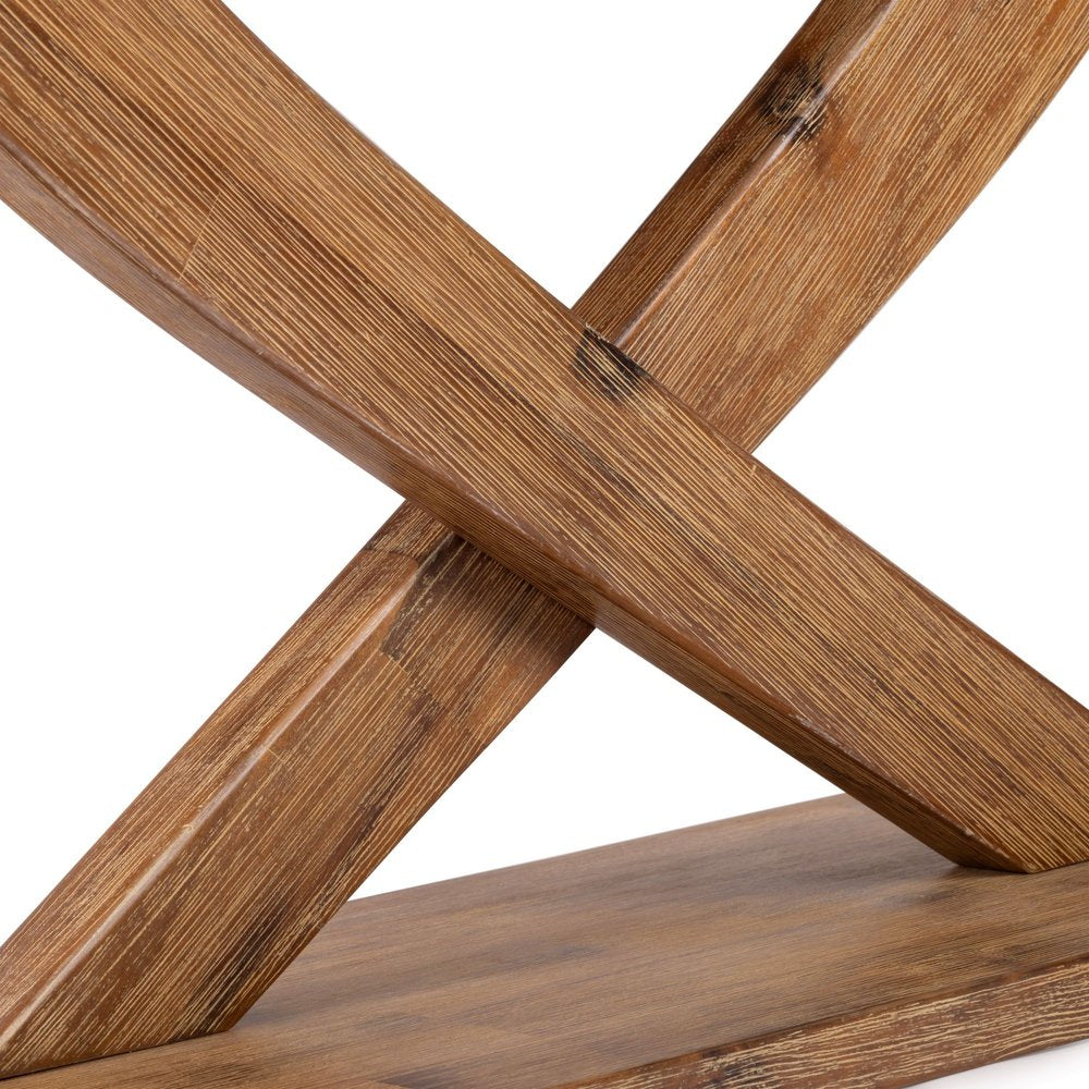 Boraam - Rasmus Console Table - Barnwood Wire-Brush - 77349 view 7
