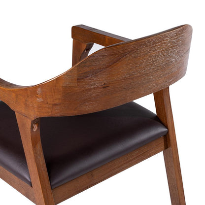 Boraam - Rasmus Dining Arm Chair - Chestnut Wire-Brush Finish - 77317 veiw 7