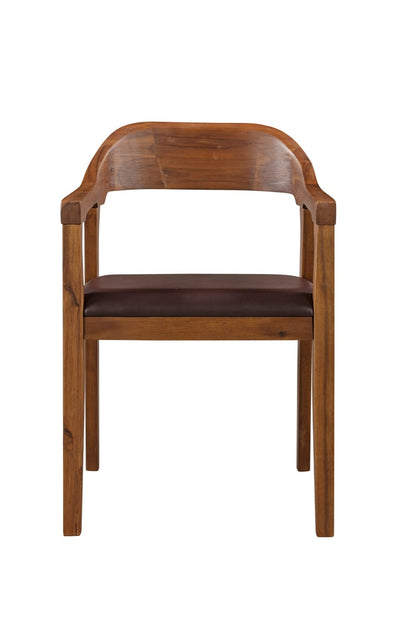 Boraam - Rasmus Dining Armchairs - Chestnut Wire-Brush Finish - Set of 2 - 77318 veiw 3