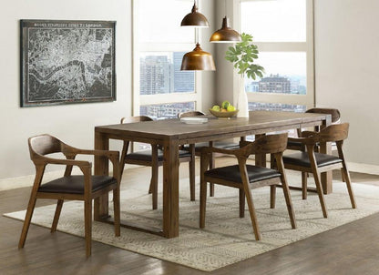 Boraam - Rasmus Dining Armchairs - Chestnut Wire-Brush Finish - Set of 2 - 77318 veiw 7