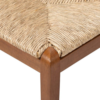 Boraam - Rasmus Dining Rush Side Chair - Chestnut Wire-Brush Finish - 78918 view 7