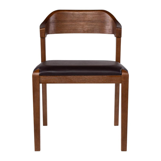 Boraam - Rasmus Dining Side Chair - Chestnut Wire-Brush Finish - 77316 veiw 2