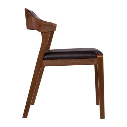 Boraam - Rasmus Dining Side Chair - Chestnut Wire-Brush Finish - 77316 veiw 3