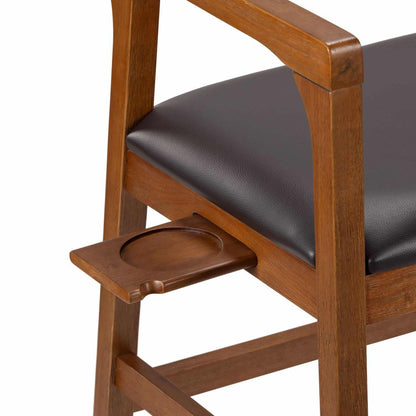 Boraam - Rasmus Wood Extra Tall Bar Stool - Chestnut Wire-Brush Finish - 78034 view 7