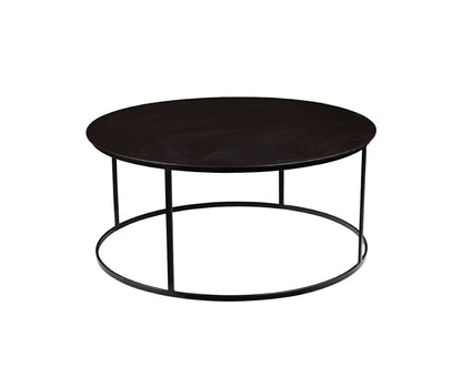 Boraam - Robertson Round Metal Coffee Table - Dark Brown Finish - 18107 view 1