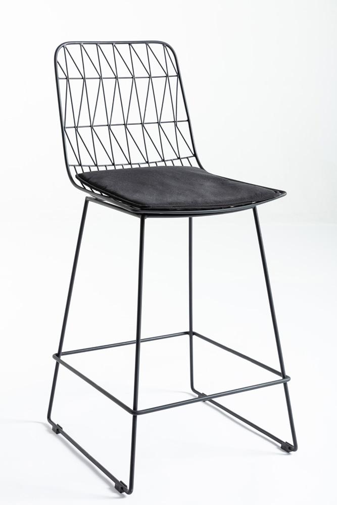 Boraam - Rowan Bar Stool, Set of 2, Black - 76158 veiw 1