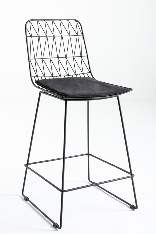 Boraam - Rowan Bar Stool, Set of 2, Black - 76158 veiw 1