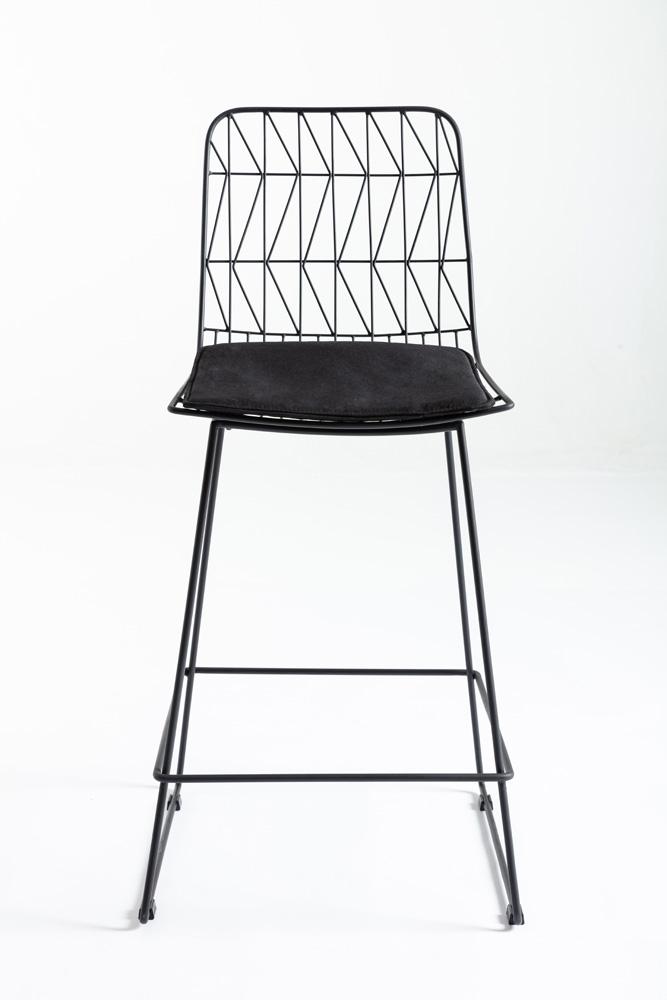 Boraam - Rowan Bar Stool, Set of 2, Black - 76158 veiw 6
