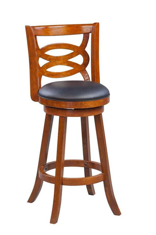 Boraam - Seina Swivel Bar Stool - Walnut - 61529 veiw 1