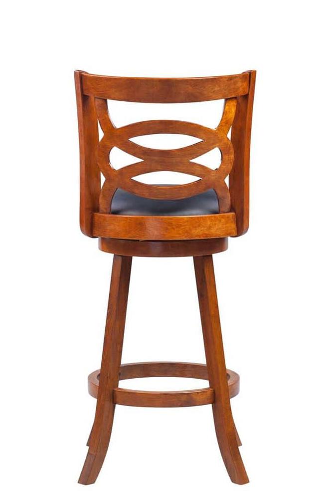 Boraam - Seina Swivel Bar Stool - Walnut - 61529 veiw 3