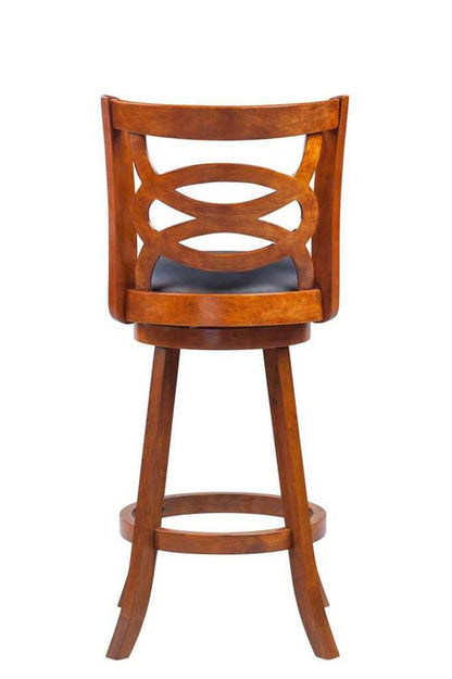 Boraam - Seina Swivel Bar Stool - Walnut - 61529 veiw 3