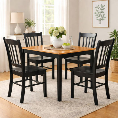Boraam - Shaker 5-Piece Dining Set - Black - 86336 view 3