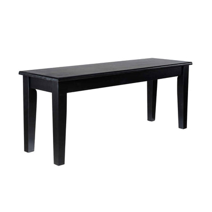 Boraam - Shaker Dining Bench - Black - 36318 view 1