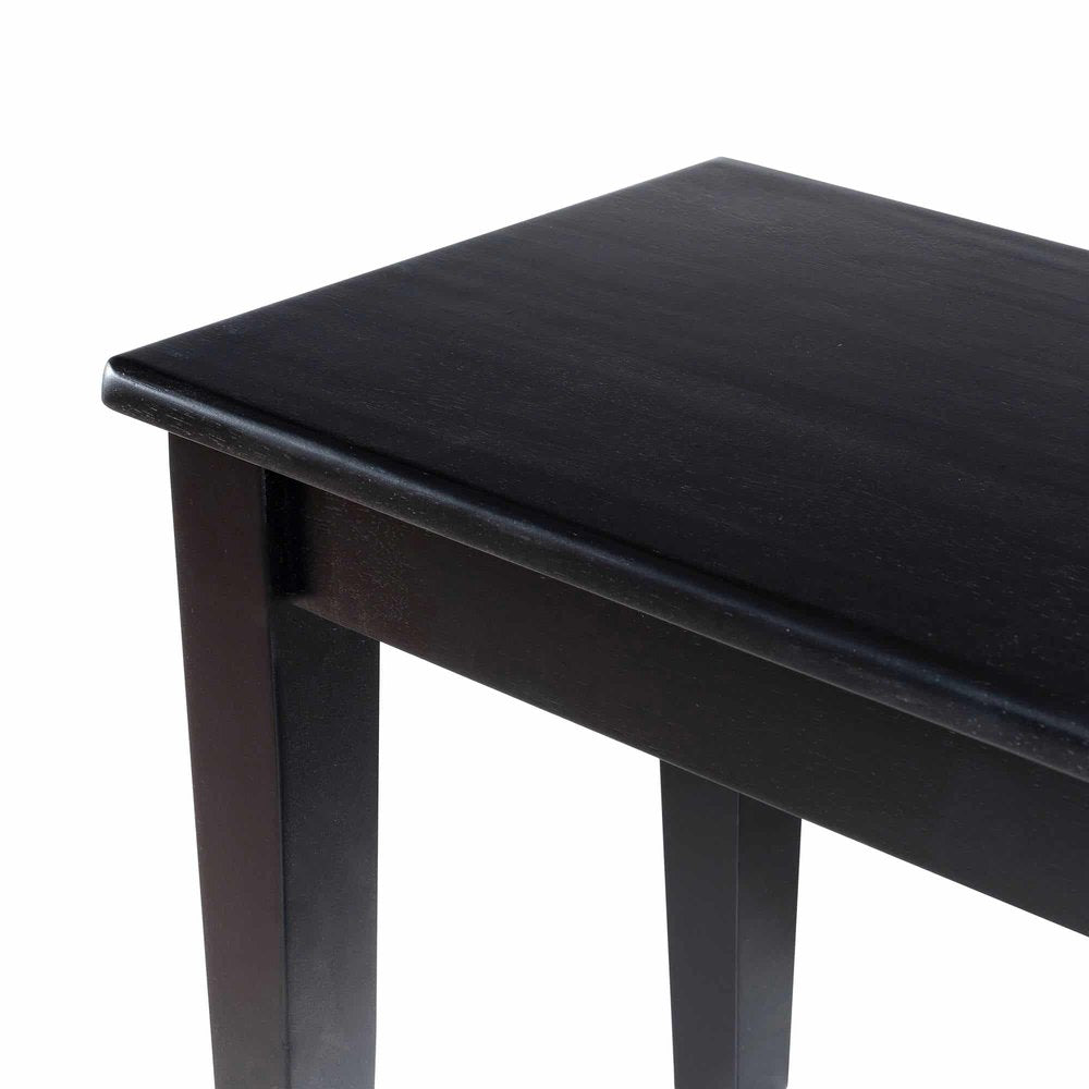 Boraam - Shaker Dining Bench - Black - 36318 view 4