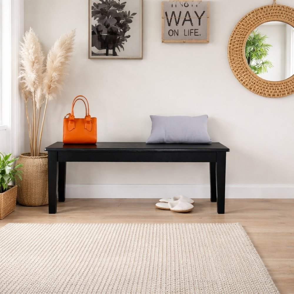 Boraam - Shaker Dining Bench - Black - 36318 view 6