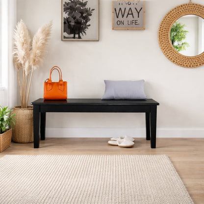 Boraam - Shaker Dining Bench - Black - 36318 view 6