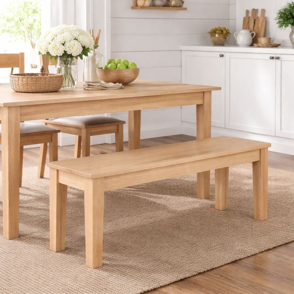 Boraam - Shaker Dining Bench - Blonde Oak - 36218 view 7