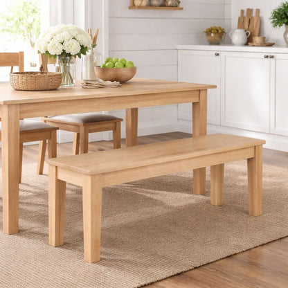 Boraam - Shaker Dining Bench - Blonde Oak - 36218 view 7