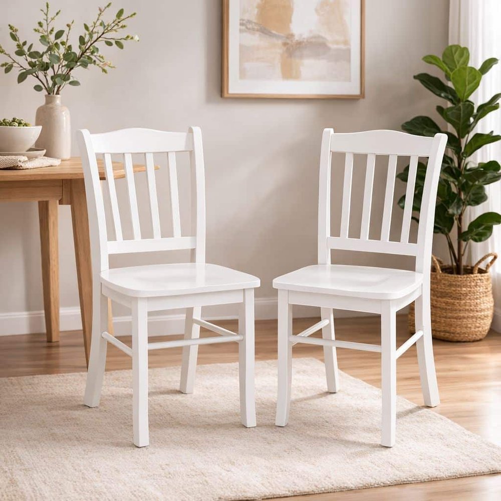 Boraam - Shaker Dining Chairs - Cream Finish (Set of 2) - 31336 view 8