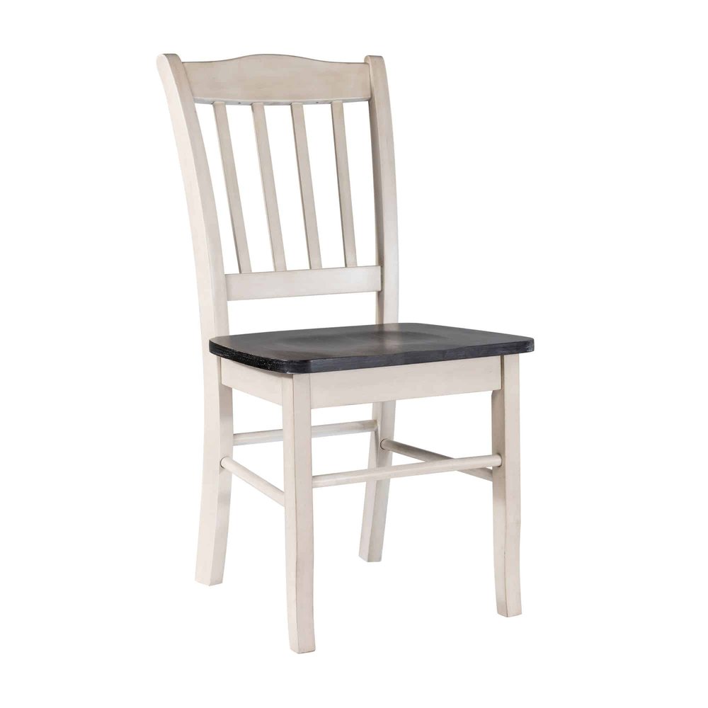 Boraam - Shaker Dining Chairs - European Black Ash/Antique White (Set of 2) - 30018 view 2