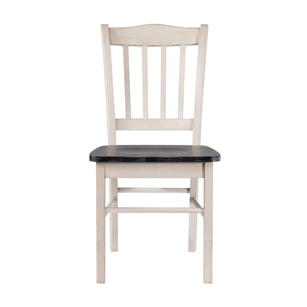 Boraam - Shaker Dining Chairs - European Black Ash/Antique White (Set of 2) - 30018 view 3