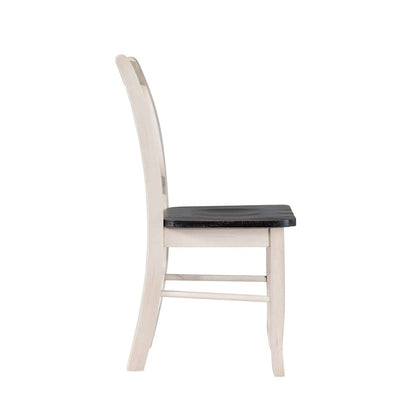 Boraam - Shaker Dining Chairs - European Black Ash/Antique White (Set of 2) - 30018 view 4