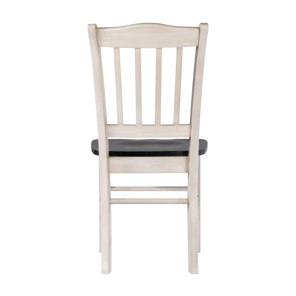 Boraam - Shaker Dining Chairs - European Black Ash/Antique White (Set of 2) - 30018 view 5