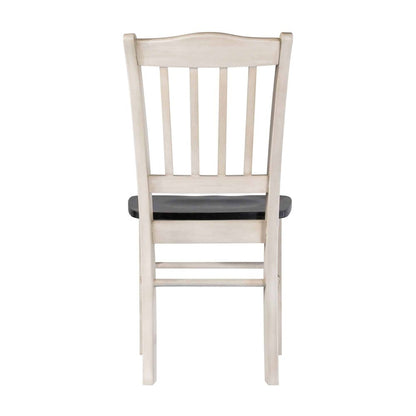 Boraam - Shaker Dining Chairs - European Black Ash/Antique White (Set of 2) - 30018 view 5
