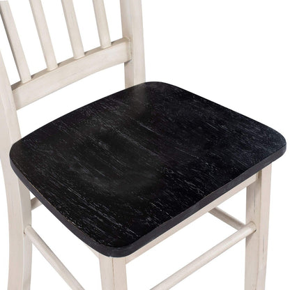 Boraam - Shaker Dining Chairs - European Black Ash/Antique White (Set of 2) - 30018 view 7