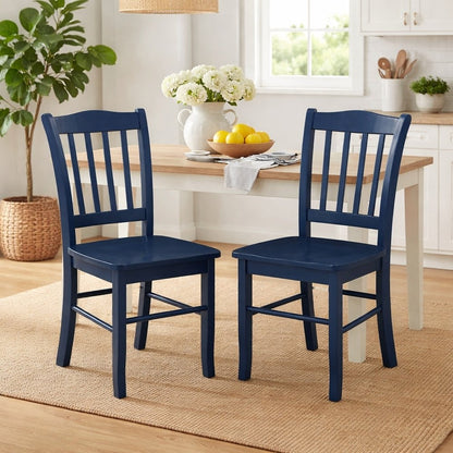 Boraam - Shaker Dining Chairs - Navy Blue Finish (Set of 2) - 31236 view 7