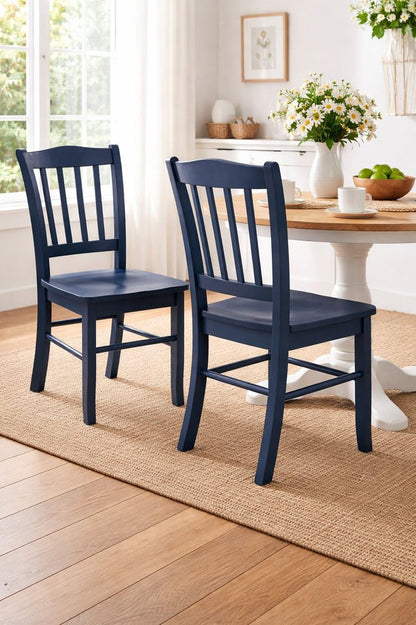 Boraam - Shaker Dining Chairs - Navy Blue Finish (Set of 2) - 31236 view 8