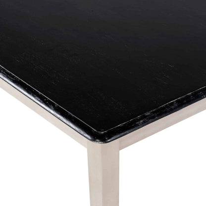 Boraam - Shaker Rectangular Wood Dining Table - European Black Ash/Antique White - 70436 view 4