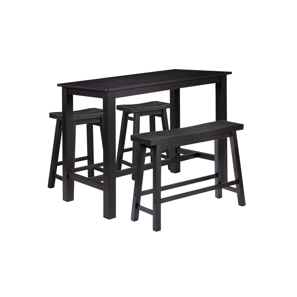 Boraam - Sonoma 4pc Pub Set - Black Charcoal - 75724 view 1