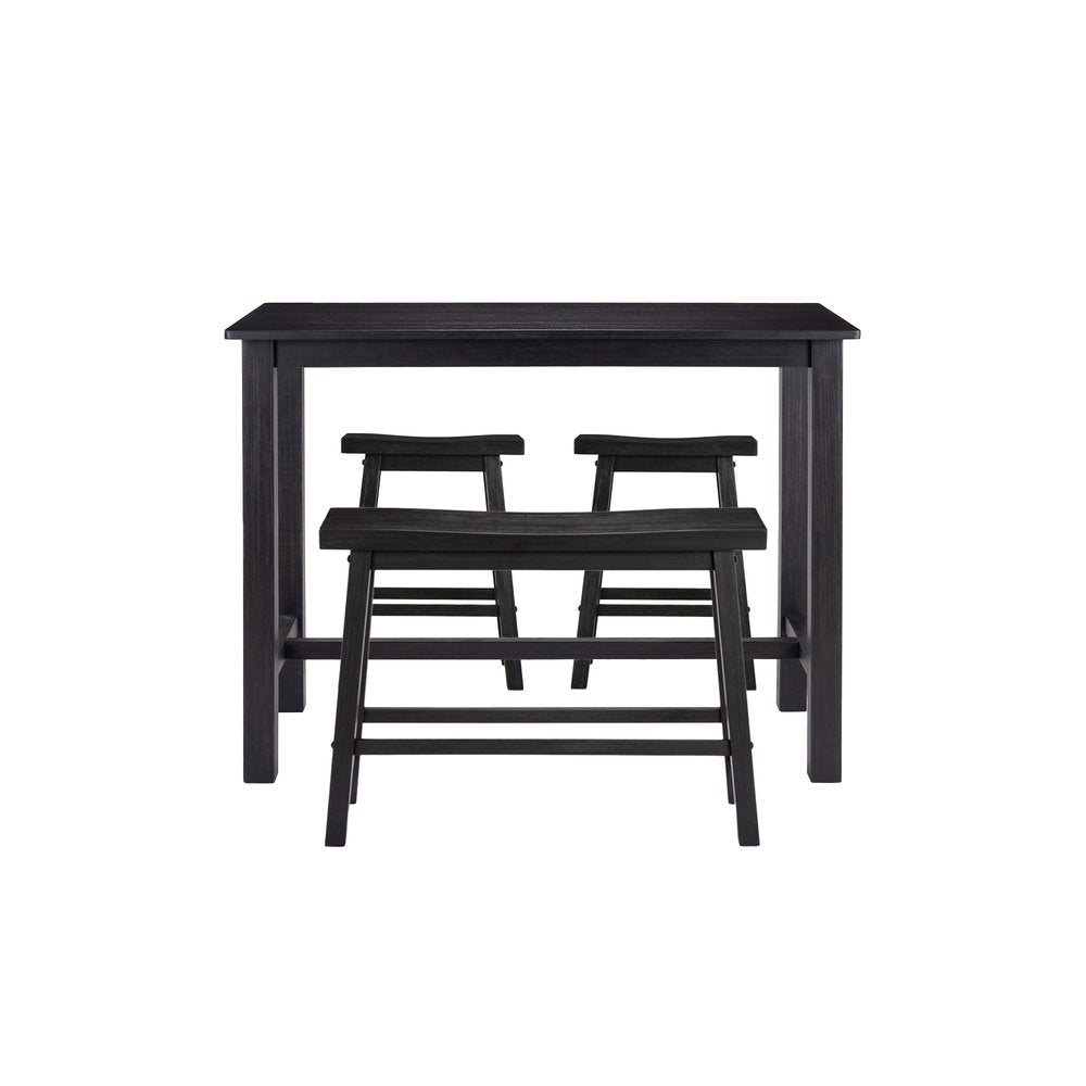 Boraam - Sonoma 4pc Pub Set - Black Charcoal - 75724 view 3