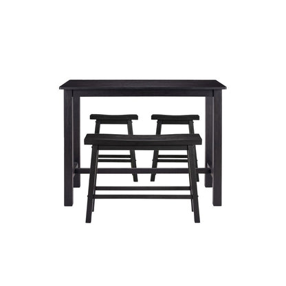 Boraam - Sonoma 4pc Pub Set - Black Charcoal - 75724 view 3
