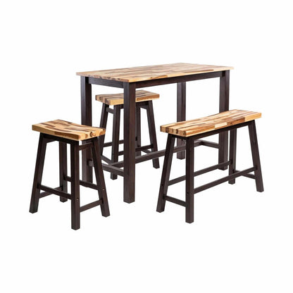 Boraam - Sonoma 4pc Pub Set - Blended Espresso Finish - 75327 view 1