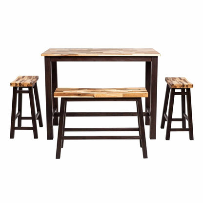 Boraam - Sonoma 4pc Pub Set - Blended Espresso Finish - 75327 view 3