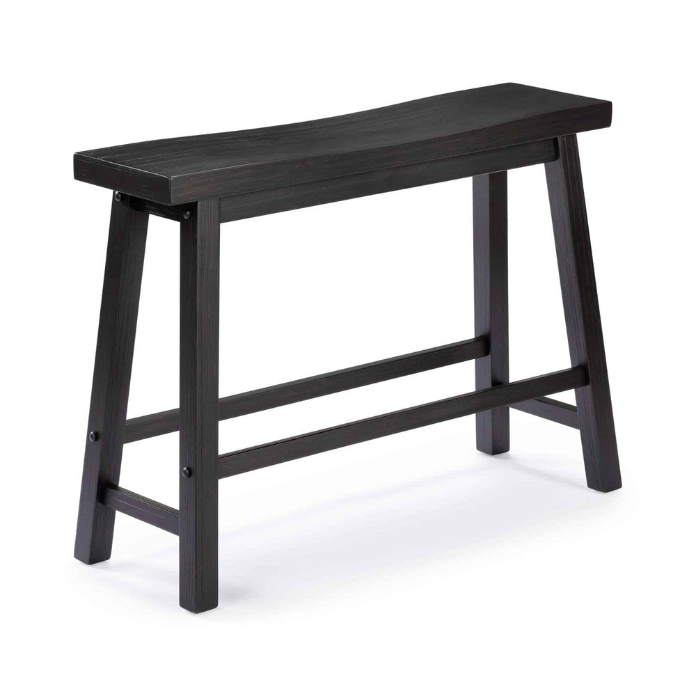 Boraam - Sonoma Backless Bench - Black Charcoal - 75425 view 1