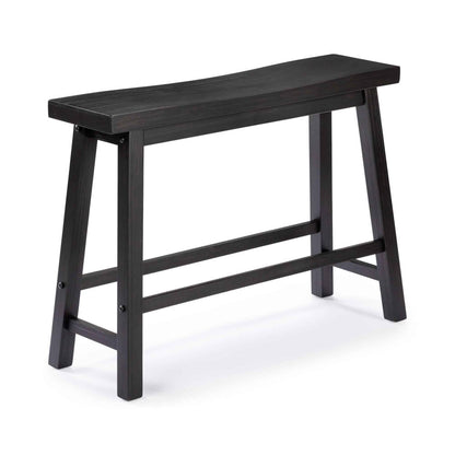 Boraam - Sonoma Backless Bench - Black Charcoal - 75425 view 1