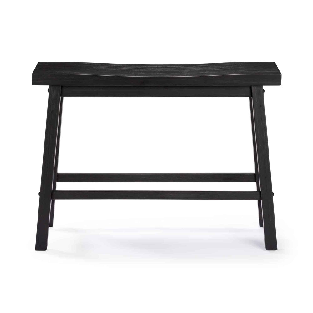 Boraam - Sonoma Backless Bench - Black Charcoal - 75425 view 2