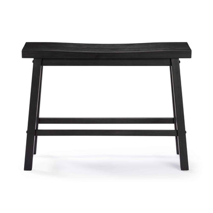 Boraam - Sonoma Backless Bench - Black Charcoal - 75425 view 2