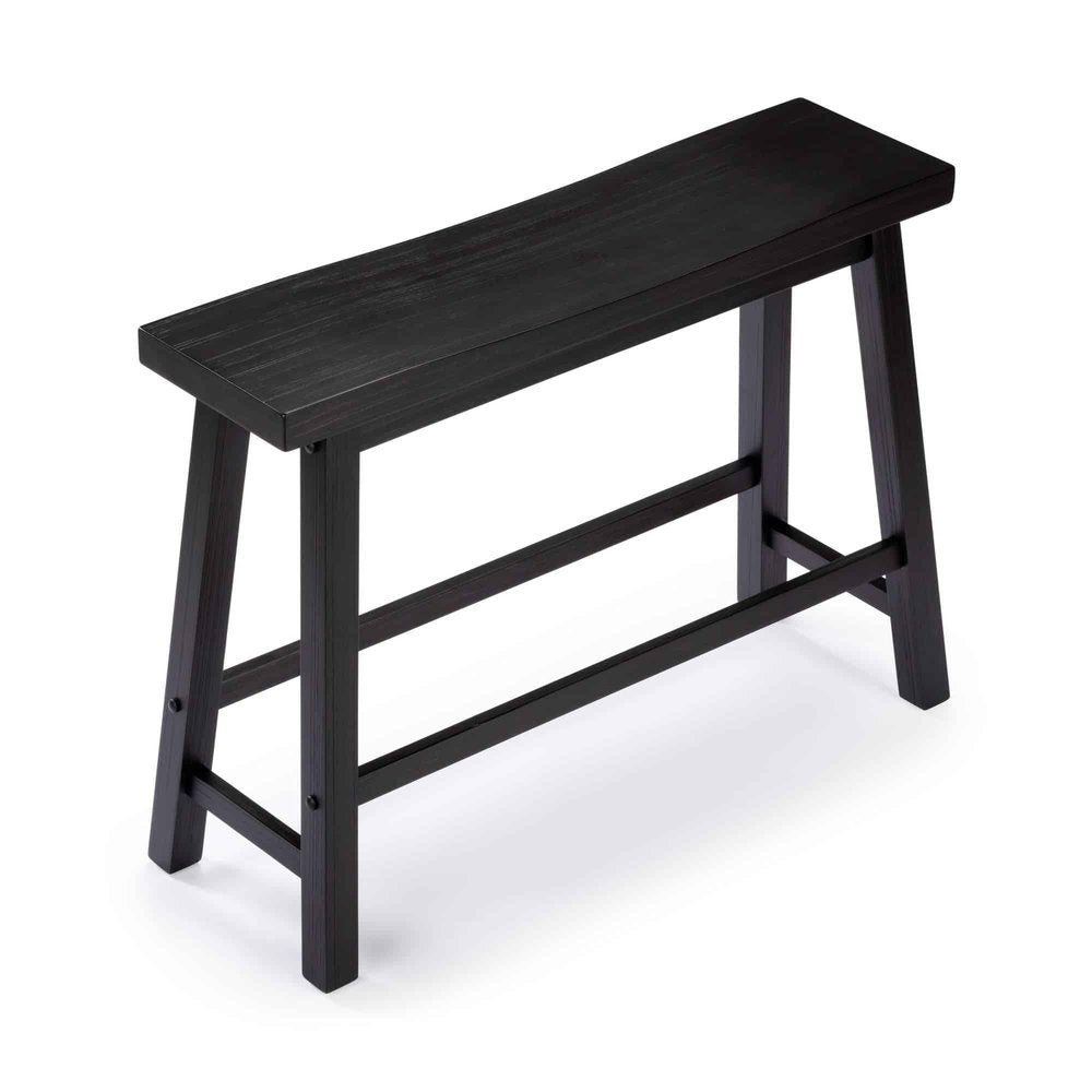 Boraam - Sonoma Backless Bench - Black Charcoal - 75425 view 3