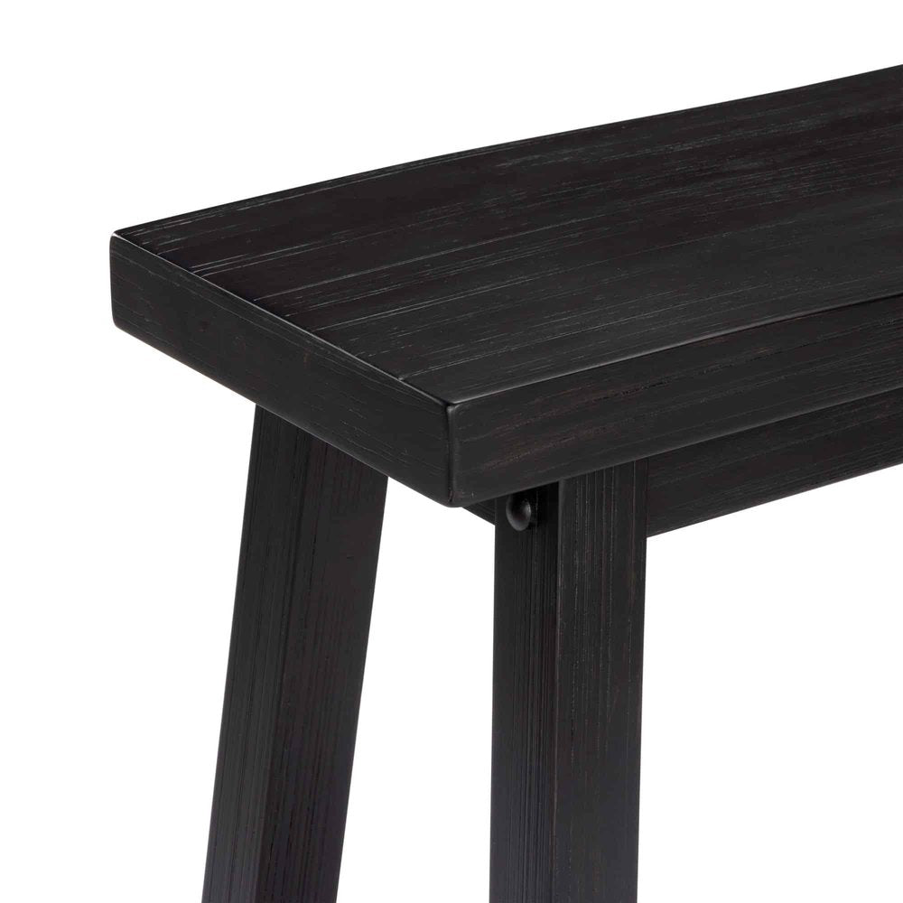 Boraam - Sonoma Backless Bench - Black Charcoal - 75425 view 6
