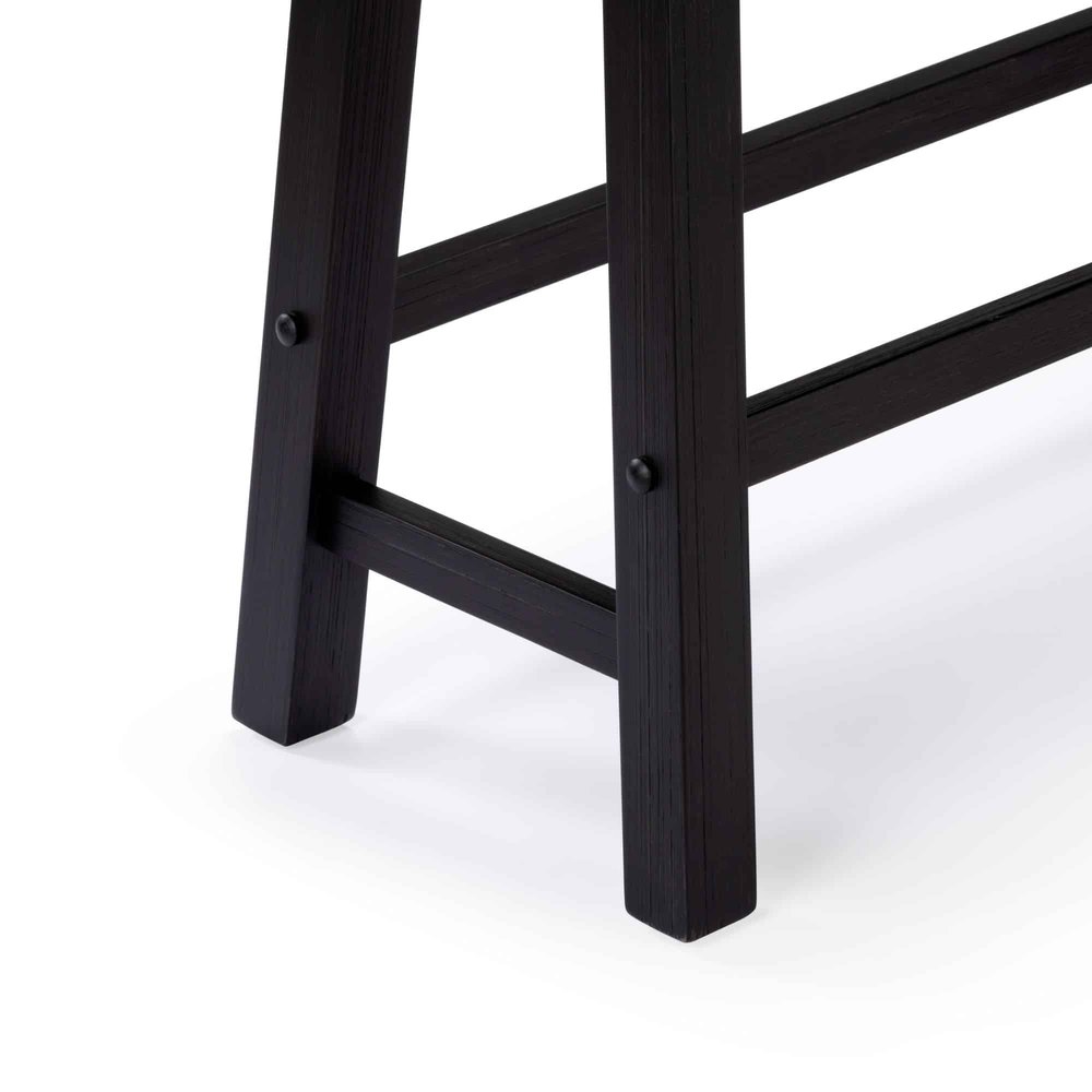Boraam - Sonoma Backless Bench - Black Charcoal - 75425 view 8
