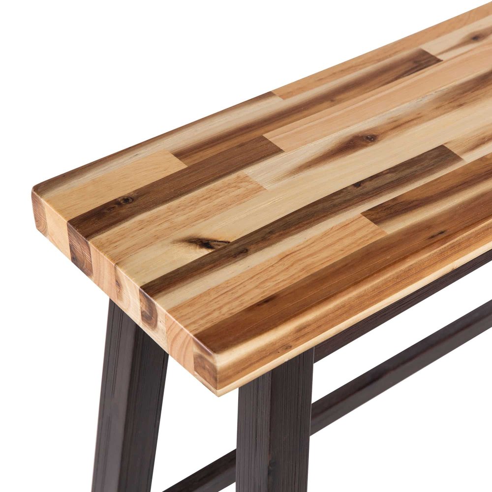 Boraam - Sonoma Backless Bench - Blended Espresso Finish - 75325 view 4