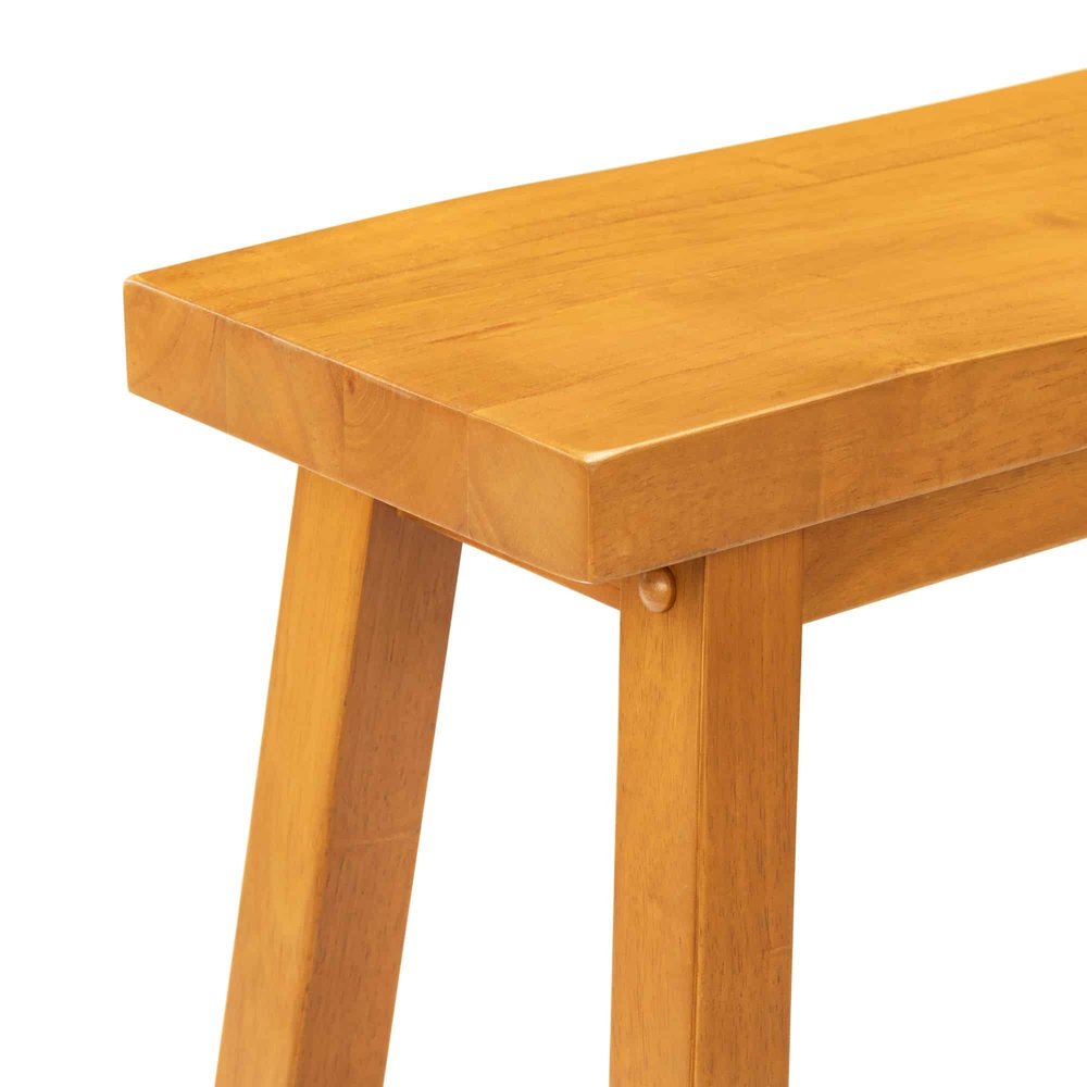 Boraam - Sonoma Backless Bench - Honey Oak - 75625 view 6