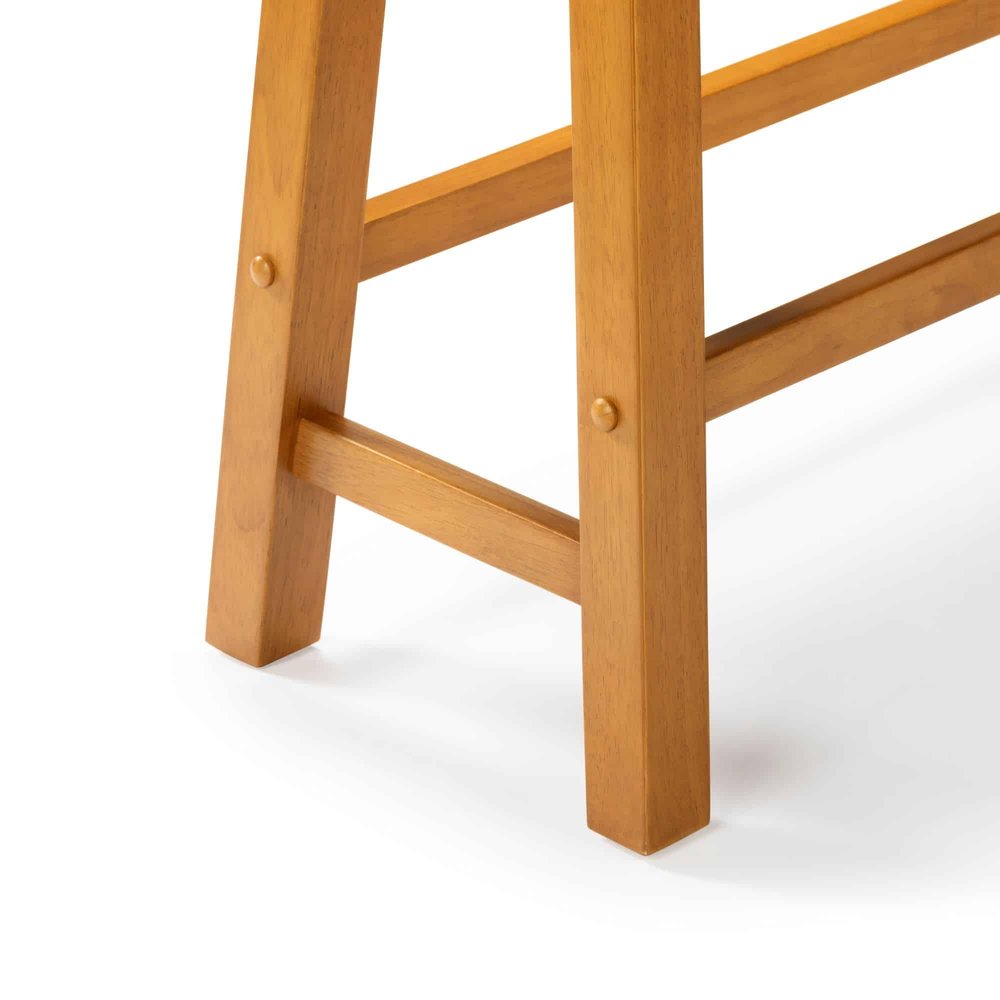 Boraam - Sonoma Backless Bench - Honey Oak - 75625 view 8