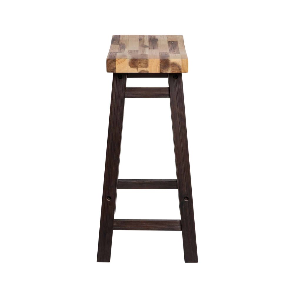 Boraam - Sonoma Backless Saddle Counter Stool - Blended Espresso Finish - 71024 view 3